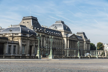 Fototapeta na wymiar Royal Palace of Brussels in Brussels, Belgium