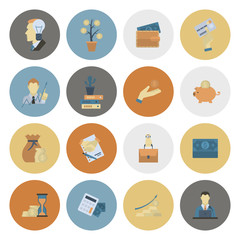 Business and Finance Icon Set