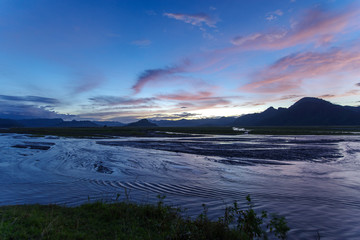 Beautiful sunset in Mt.Pinatubo