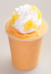 mango yogurt, milk shake