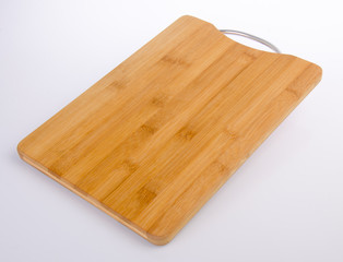 cutting board on white background