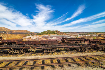 Rio Tinto kopalnia odkrywkowa w Hiszpanii © Jan
