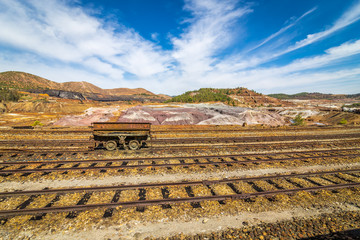 Rio Tinto kopalnia odkrywkowa w Hiszpanii © Jan