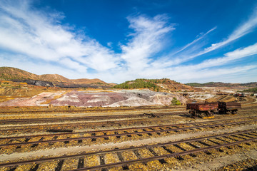 Rio Tinto kopalnia odkrywkowa w Hiszpanii © Jan