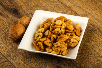 Opened walnuts