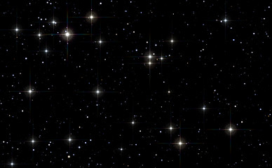 Fototapeta premium Space background with stars. Space stars background. Space texture with many stars for different projects