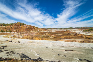 Rio Tinto kopalnia odkrywkowa w Hiszpanii © Jan