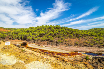 Rio Tinto kopalnia odkrywkowa w Hiszpanii © Jan