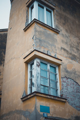 Fototapeta na wymiar old house exterior