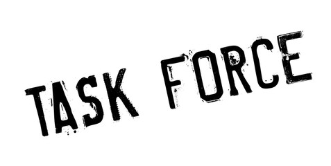 Task Force rubber stamp. Grunge design with dust scratches. Effects can be easily removed for a clean, crisp look. Color is easily changed.