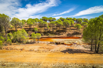 Rio Tinto kopalnia odkrywkowa w Hiszpanii © Jan