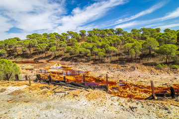Rio Tinto kopalnia odkrywkowa w Hiszpanii © Jan