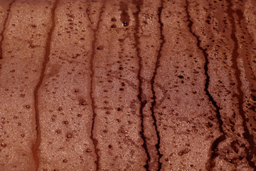 Water drops on pvc cover surface with blur effect.