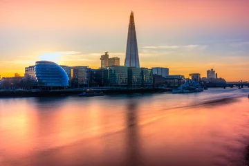 Gordijnen London sunset, London, UK © Luciano Mortula-LGM