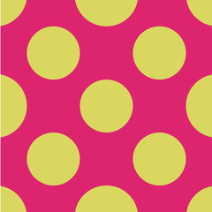 Polka dot seamless pattern. Dotted background with circles, dots, rounds Vector illustration