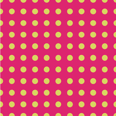 Polka dot seamless pattern. Dotted background with circles, dots, rounds Vector illustration