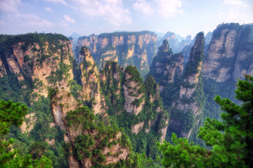 Fototapeta na wymiar Zhangjiajie National Forest Park China