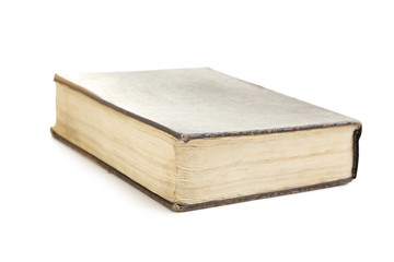 Old book isolated on a white background