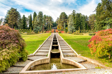 The public park at Villa Toeplitz in Varese, Italy
