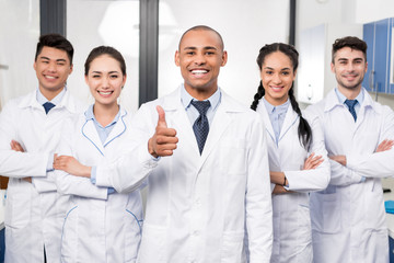 Team of professional doctors