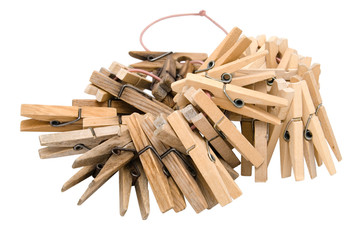 wooden clothespins