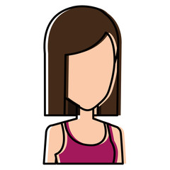 beautiful woman avatar character