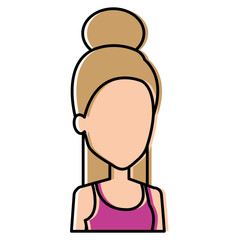 beautiful woman avatar character