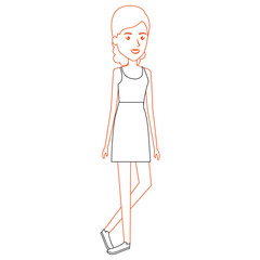 beautiful woman avatar character vector illustration design