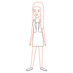 beautiful woman avatar character vector illustration design