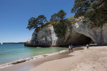 Fotobehang Cathedral Cove Coromendal New Zealand © A