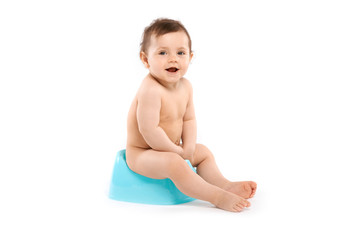 child  on the potty