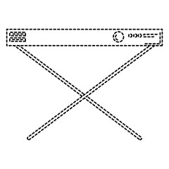 synthesizer instrument isolated icon vector illustration design