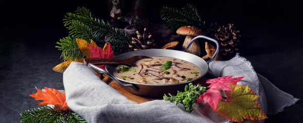Tasty mushroom sauce