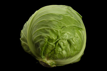 Salad young cabbage closeup