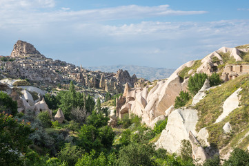 Fototapeta na wymiar Landscape in Cappadocia, Turkey