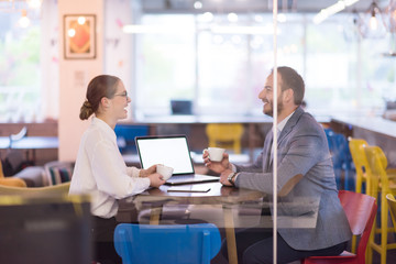 startup Business team Working With laptop in creative office