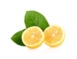 Fototapeta na wymiar lemon on white background
