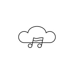 cloud music icon