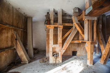 Old mill machines.