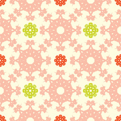 Seamless abstract floral pattern,mandala pattern