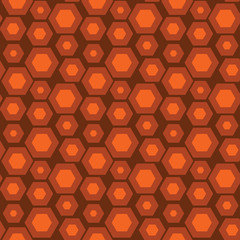 Seamless pattern with honeycomb