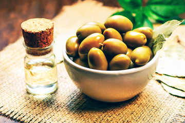 green olives