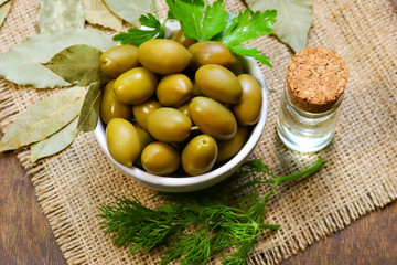 green olives