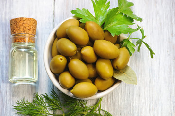 green olives