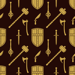 vector cold steel arms pattern.