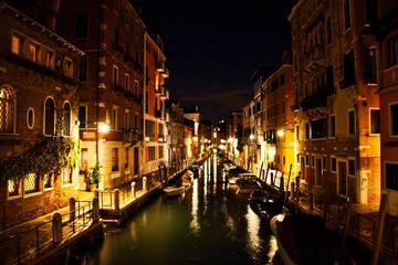 Empty Venice Canal