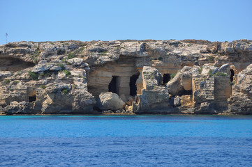 Aegadian Islands beach in Trapani