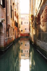 Empty Venice Canal
