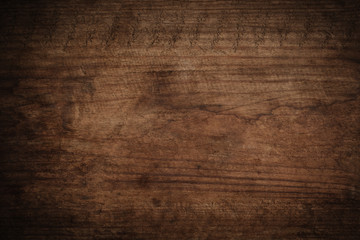 Old grunge dark textured wooden background,The surface of the old brown wood texture