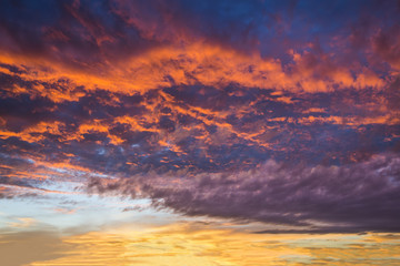 Morning Has Broken - Dramatic Colorful Sky